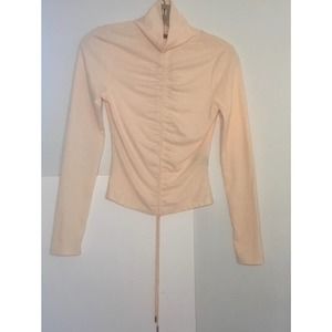 AFRM Nordstrom Peach Pullover Womens Blouse Size XS